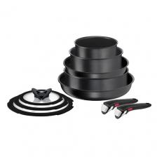 TEFAL Набор посуды Daily Chef Black L7629142