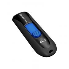 Флешка Transcend JetFlash 790 64 GB, черный/синий
