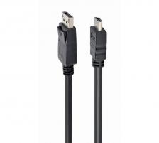 Видеокабель Gembird Cablexpert DisplayPort to HDMI 20M/19M 10m Black CC-DP-HDMI-10M