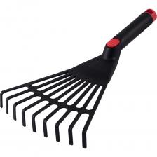 Пластиковые веерные мини грабли Веерные мини грабли FEONA 9 зубьев, пластиковые, 350 мм 249720