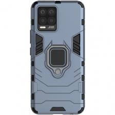 Чехол противоударный для Realme 8 4G и 8 Pro / Реалми 8 4G и 8 Про (Светло-синий)