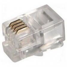 REXANT PROconnect () Разъем телефонный UTP RJ-9 (4P4C), CAT 3 (100 шт.) [05-1001-3]
