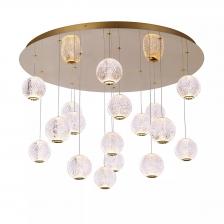 Подвесная люстра DeLight Collection Elliot Diamante MD20001012-17A gold