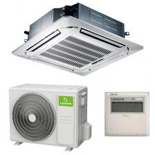 Инверторный кассетный кондиционер (сплит-система) Lessar LS-HE12BCWA2/LU-HE12UWA2