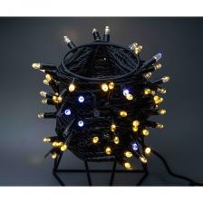 Гирлянда Нить 10 м, 24В, провод Резина 2,3 мм, IP 65 – линейная гирлянда, состоящая из равноудаленных друг от друга dip светодиодов, расположенных на одном проводе.Работает от понижающего трансформатора 220/24В (приобретается отдельно).