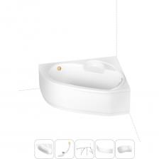 Акриловая ванна Bell Pro производится в размерах от 14095 до 170110 см с лево- и правосторонним разворотом, отлично подходит как для небольших помещений, так и для просторных ванных комнат. Диагональное расположение чаши позволяет эффективно использовать доступное пространство: одновременно иметь увеличенную длину купели для комфортного купания и оптимальный объем для принятия душа. Основа ванн из литьевого акрила — жесткий 4 мм лист полиметилметакрилата (ПММА), который помещают в вакуум-формовочное оборудование и под большим давлением заполняют матрицу будущей ванны. Для максимальной прочности конструкции по всему основанию купели закладывается усиленная плита ДСтП, а внешняя сторона покрывается смесью полимера с отвердителем и ровингом. После отверждения в ванне высверливают отверстия для слива-перелива. Сифон-автомат Useful Extras от Wellsee изготовлен из полипропилена высокой термической стойкости и прочности, неуязвим к воздействию агрессивных химических средств. Самоочищающаяся форма и изгибы сифона препятствуют скоплению грязи внутри обвязки и поддерживают высокую пропускную способность — 50 л/мин. Конструкция ванны предполагает установку на поперечные ножки или усиленный металлический каркас с максимальной нагрузкой до 500 кг и предусматривает дополнительную фиксацию к стене. Наличие регулировок на каждой ножке и распорках обеспечивает удобство установки на различных поверхностях.