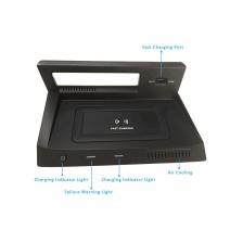 Автомобильное беспроводное зарядное устройство для Volkswagen Tiguan MK2 2017-2022, мобильная зарядка, быстрая зарядка, держатель для телефона, аксессуары для интерьера, отделка