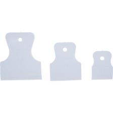 Набор шпателей Набор резиновых шпателей 40/60/80мм, белые КУРС 06853