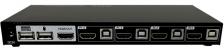 Переключатель 4-port HDMI KVM Switch RackMount 1U 19" KVM-410