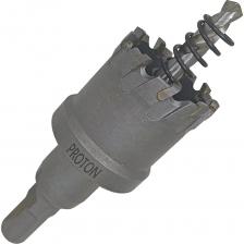 Коронка кольцевая по металлу твердосплавная PROTON предназначена для сверления дрелью отверстий из нержавеющей стали, алюминия, стали, латуни. Для центрирования отверстий используется центрирующее сверло.Коронка кольцевая по металлу PROTON отличается высокой производительностью и улучшенными качественными характеристиками по обработке металла, способна работать в тяжелых условиях.Обработка чугуна, твердых материалов, нержавеющей стали, медь, алюминий.Внимание, изображение товара может отличаться от реального! Верные параметры указаны в технических характеристиках товара.