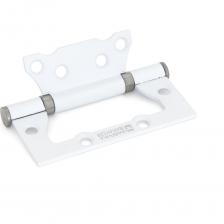 Накладная дверная петля без врезки («бабочка») Фабрика замков E-2BB-100 изготовлена штампом из стали. Применение: деревянные межкомнатные двери не тяжелее 45 кг.  Особенности дверных петель Фабрика замков E-2BB-100: Универсальные – подойдут к левым и правым дверям Монтаж за 3 минуты с помощью дрели и отвертки Размеры и технические параметры соответствуют ГОСТ 2 подшипника на оси обеспечивают тихий, плавный ход Не требуют ухода и смазки (нанесена на производстве) Гальваническое покрытие + двойное покрытие лаком Устойчивость к влаге, теплу, УФ-лучам и износу Количество петель Фабрика замков E-2BB-100 на дверь: 2 шт., если дверное полотно легче 35 кг. 3 шт., если дверное полотно весит от 35 до 45 кг.