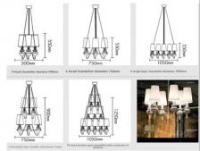 Постмодернистская люстра Guardian Nordic Wind Villa Project Club Лампа для гостиной Ресторан Лампы для творческой личности