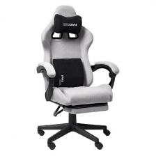 Кресло компьютерное игровое VMMGAME Throne New Era Velour серое