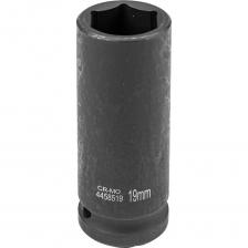 Ударная головка Головка ударная глубокая 6-гранная 19 мм, 1/2"DR Partner PA-4458519(13069)
