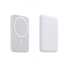 Портативное беспроводное зарядное устройство Power Bank (аккумуляторная батарея) 5000 mAh, MagSafe, белое REXANT, цена за 1 шт