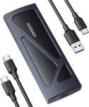 Бокс внешний для жесткого диска Ugreen CM578, M.2 NVMe SSD, с кабелем, серый (15512)