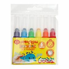 Фломастеры MAXI 6 цветов «Каляка-Маляка», суперсмываемые, для малышей в блистере