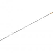 Вольфрамовый электрод под маркой WL-15 применяется при аргонодуговой сварке TIG на переменном (AC) и постоянном (DC) токе. Электрод используется для сварки алюминия, нержавеющей стали, а также для сварки углеродистых сталей. Для повышения стойкости и улучшения качественных свойств электрод легирован оксидом лантана (La?O?). Содержание элемента колеблется в диапазоне от 1,4 до 1,6%. Содержание вольфрама (W) в пределах 98,6–98,4%. Электроды WL-15 отличаются легким поджигом дуги и обеспечивают сохранность заточки электрода длительное время. Диаметр электрода 2,4 мм, длина электрода 175 мм. Вольфрам имеет отличительное цветовое обозначение – золотой торец. Вольфрамовый электрод поставляется в пластиковом пенале. В индивидуальной упаковке 10 электродов.