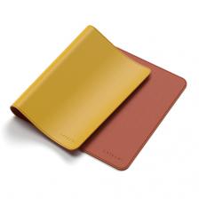 Коврик Satechi Dual Side ECO-Leather Deskmate Желтый/оранжевый ST-LDMYO