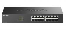 Неуправляемые коммутаторы D-Link Неуправляемый коммутатор, 16x100Base-TX, корпус металл [DES-1016D/I1A]