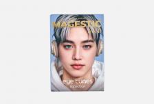 Цветные контактные линзы K-pop Idol blue 0.00 оптическая сила MAGESTIC