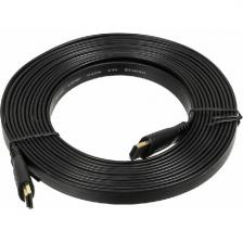 Кабель аудио-видео Noname High Speed ver.1.4 Flat HDMI (m)/HDMI (m) 5м. позолоч.конт. черный