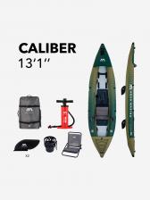 Надувной каяк Aqua Marina CALIBER, 398 см, Одноместный каяк, Синий