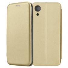 Чехол-книжка Fashion Case для Samsung Galaxy A03 Core A032 золотой