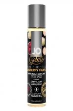 Лубрикант съедобный Jo Белый шоколад с малиновым трюфелем White Chocolate RaspberryTruffle, 30 мл