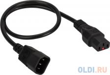 Шнур питания Lanmaster LAN-PP13L/14-5.0-BK C13-С14 проводник.:3x0.75мм2 5м 220В 10А черный