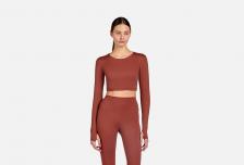 топ с открытой спиной Мокко XS мл ATHLETIQUE