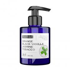 MANIAC GOURMET Мыло жидкое парфюмированное №5 Апельсин, Черная ваниль, Жасмин, Табак 300 мл