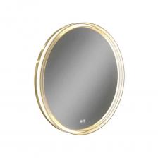 Зеркало настенное с подсветкой в ванную круглое Teymi Lina Romantic Gold D60, LED, сенсор, антипар T20131 ЦБ-00270898