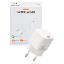 Сетевое зарядное устройство Keephone для iPad USB Type-C 20W White (2039321505985)