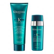 Набор для ухода за волосами KERASTASE Набор Resistance Therapiste: Шампунь + Сыворотка