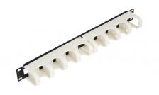 Кабельный организатор NIKOMAX NMC-OP110 19", 1U, для 110 кроссов , белый