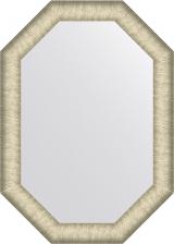 Зеркало Evoform Octagon BY 7424 50х70 брашированное серебро, в багетной раме