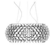 Подвесной светильник Foscarini Caboche акриловый прозрачно-золотой