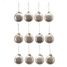 шар 85мм Знак зодиака стекло шампань в асс-те