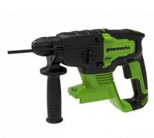 Перфоратор GREENWORKS GD24SDS2 Li-Ion, 4Ач [3803007ub]