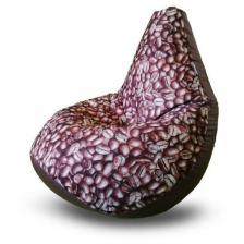 Кресло-мешок Груша MyPuff, размер ХXХL-Стандарт, мебельный хлопок и оксфорд, дон кофе