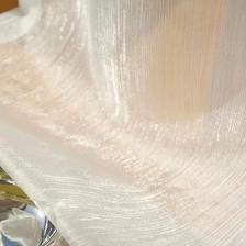 Прозрачные шторы органзы цвета шампанского