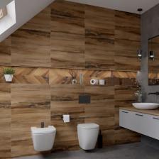 Плитка настенная Керамин Студио 60x30 см 1.98 м? матовая цвет коричневый дерево
