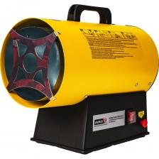 RD-GH18-15/U – это не просто воздухонагреватель, это надежный страж тепла, созданный для эффективного и экономичного обогрева просторных помещений с хорошей вентиляцией. Складские просторы, строительные площадки, гаражные мастерские, тепличные оазисы – везде, где нужен быстрый и мощный приток тепла, он готов встать на защиту от холода. Этот компактный и легкий обогреватель – настоящий кочевник в мире тепла. Забудьте о привязке к розетке! Благодаря многоуровневой системе защитной автоматики, он чутко реагирует на любые изменения: будь то исчерпание топлива, случайное затухание пламени или перегрев – подача газа мгновенно прекращается, обеспечивая вашу безопасность. Внимание! Аккумулятор и зарядное устройство приобретаются отдельно. Но не стоит расстраиваться, ведь этот богатырь совместим с аккумуляторами REDVERG UNIMAX 18/36. Мощь в 10 кВт высвобождает ураган тепла, способный в считанные минуты согреть даже самое большое помещение. Термоотражающий стальной экран, словно щит, оберегает от открытого пламени, вселяя уверенность и спокойствие в любых условиях. Эргономичная рукоятка – продолжение вашей руки, позволяющее легко и удобно перемещать устройство, а широкая платформа гарантирует устойчивость на любой поверхности. Двухстороннее антикоррозионное покрытие – это броня, защищающая от безжалостной коррозии и продлевающая жизнь вашему верному помощнику. Армированный газовый шланг длиной 1,5 метра с редуктором давления уже в комплекте – все готово к бою с холодом!