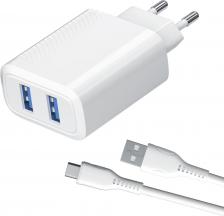 Зарядное устройство NT-5 с кабелем USB-C White