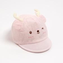 Кепка детская MINAKU, размер 40-42, розовая