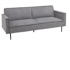 Диван прямой Stool Group Кассель велюр рельефный светло-серый арт.УТ000040050