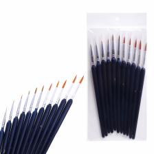 Набор кистей нейлоновых Calligrata (00000.000,00.0,1.2,3.4,5.6,7) с деревянными ручками (международный размер)