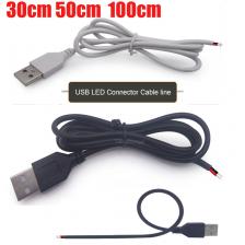 USB кабель для светодиодной ленты 30/50/100 см