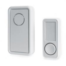 Звонок дверной беспроводной Электрический мелодий с питанием от батареек IP44 Feron E-379 41435